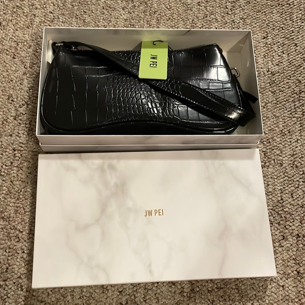 JW PEI Baguette Shoulder Bag in Black NWT with Dust Bag and Original Box